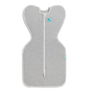 Love to Dream Swaddle Up Sleep Sack Small (8-13lbs) - Cotton 1.0 TOG in grey
